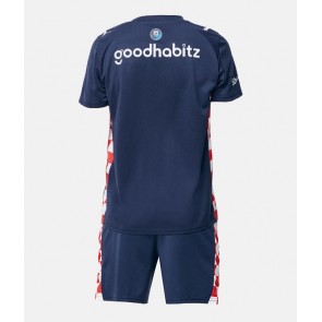 Billiga PSV Eindhoven Bortatröja Barn 2025-26 Kortärmad (+ Korta byxor)